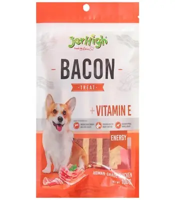 Jerhigh Bacon Strips Treats  - Puppies and Adult Dogs