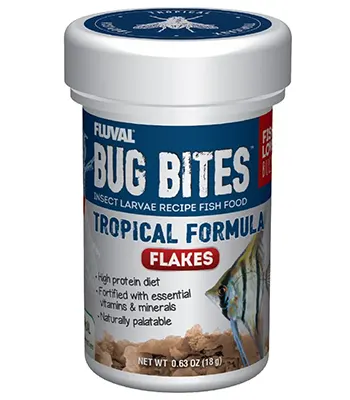 Fluval Bug Bites Tropical Flakes 18 g (0.63 oz)