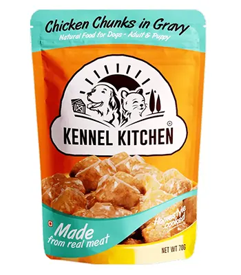 Kennel Kitchen Chicken Chunks in Gravy - Puppy and Adult Dog Food
