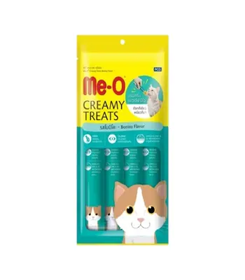 Me-O Creamy Treats with Bonito Flavor - Wet Treat - Adult Cat Treat