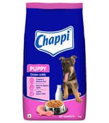 Chappi Puppy Dry Dog Food in Chicken and Milk Flavour 1 Kg Pack