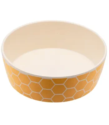 Beco Bee Print Bamboo Bowl - Puppies and Adult Dogs