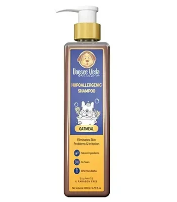 Dogsee Veda Oatmeal, Hypoallergenic Dog Shampoo