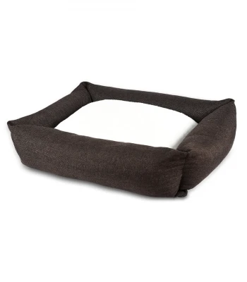 Furry Castle Orthopedic Lounger Dog Bed- Brown