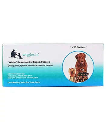 Wiggles Deworming Tablets,10 Tablets - Puppy and Adult