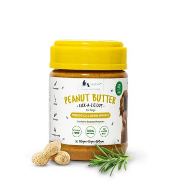 Wiggles Dog Peanut Butter,150 Gms - Puppy and Adult Treat